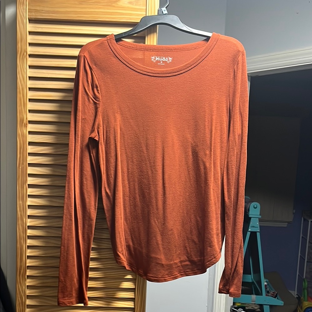 🔥Orange Long Sleeve Women's Top🔥